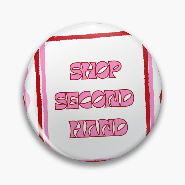 Item preview, Shop Second Hand Sticker Stamp Red Pink Design  designed and sold by SlynnArts.