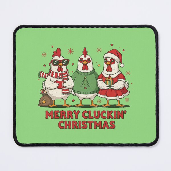 Item preview, ugly christmas chicken merry clucking xmas designed and sold by Gossip Rag.
