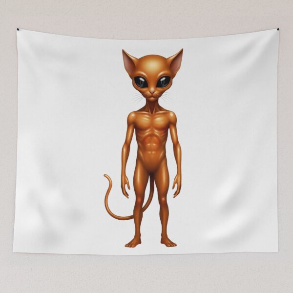 Item preview,  ORANGE CAT ALIEN  designed and sold by Obinne.