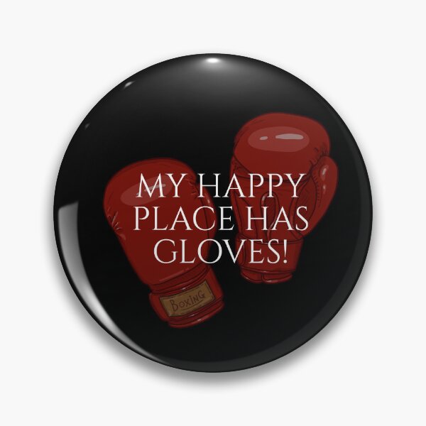 Item preview, My Happy Place Has Gloves – Boxing Motivation Shirt designed and sold by Asidesign.
