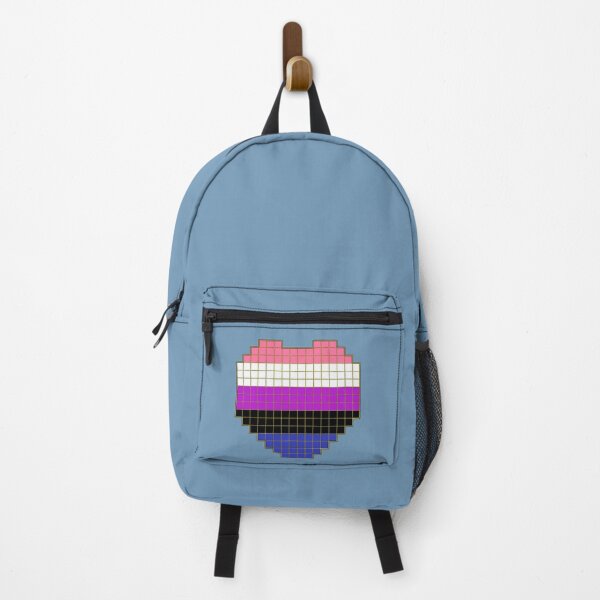 Item preview, Genderfluid Pride Flag Pixel Heart designed and sold by Neuro_Nerd.