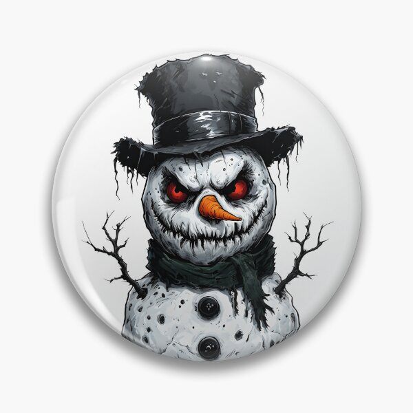 Item preview, Zombie Snowman With Red Eyes designed and sold by NightTimeJ.