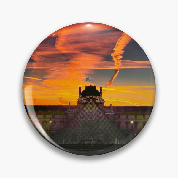 Item preview, The Louvre on fire designed and sold by By Sanata Photography.
