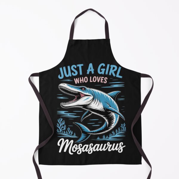 Item preview, Just a Girl Who Loves Mosasaurus Dinosaur T-Shirt | Cute Marine Reptile Gift for Dino Lovers designed and sold by Clairenity Studio.