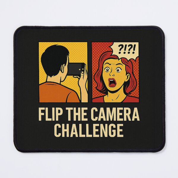 Item preview, Flip the Camera Challenge Meme Shirt | Funny Viral TikTok Trend Comic Tee designed and sold by Hip-Trendz.