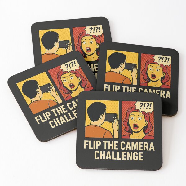 Item preview, Flip the Camera Challenge Meme Shirt | Funny Viral TikTok Trend Comic Tee designed and sold by Hip-Trendz.