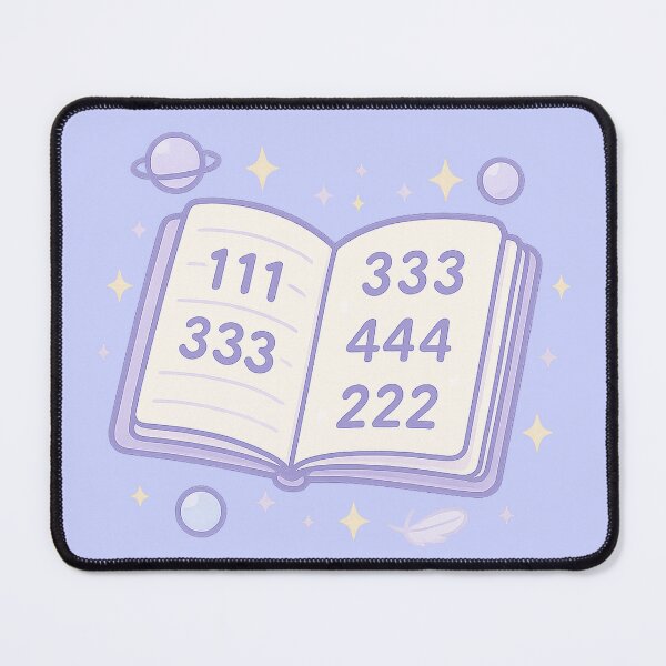 Item preview, Synchronicity Tracker Notebook | Kawaii Manifestation Art | Angel Number Art | Feminine Energy Art designed and sold by HerDreamCodes.