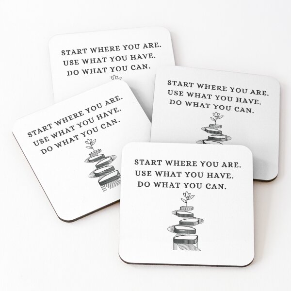 Item preview, Start Where You Are, Words Of Encouragement motivational Worlds Graphic designed and sold by Kamzzi.