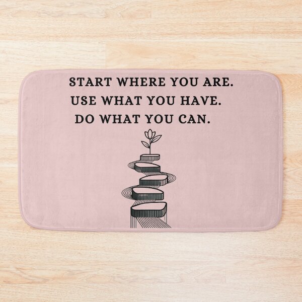 Item preview, Start Where You Are, Words Of Encouragement motivational Worlds Graphic designed and sold by Kamzzi.