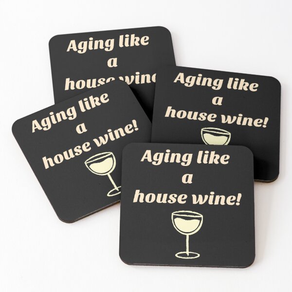 Item preview, Aging Like a House Wine – Funny Wine Lover designed and sold by TalkTee Me.