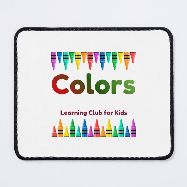 Item preview, Colors Learning Club for Kids designed and sold by AME Kids Designs.