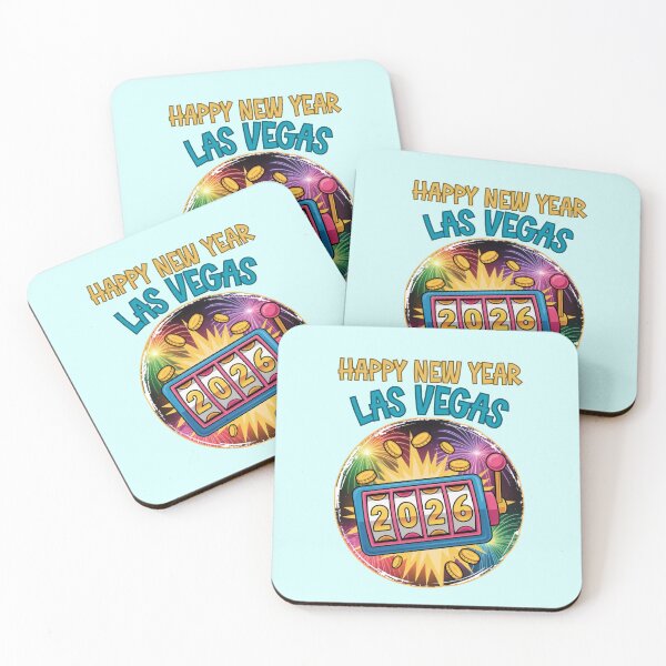 Item preview, Las Vegas 2026 New Year Celebration Neon Lights and Fireworks designed and sold by Nzgiftsandmore.