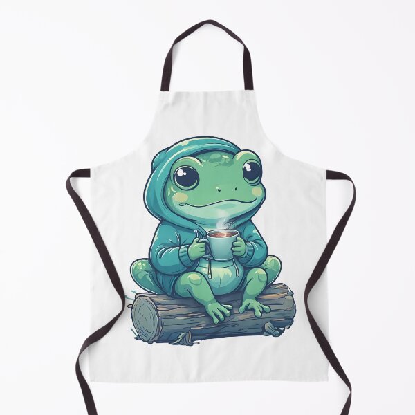 Item preview, frog, amphibian, pond, cartoon designed and sold by TrueArtVibes.