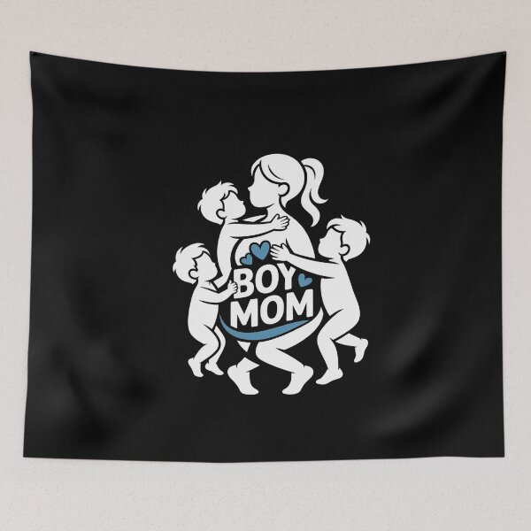 Item preview, Rough & Tumble Boy Mom Pride Tees - Blue Designs designed and sold by Reichcorp.