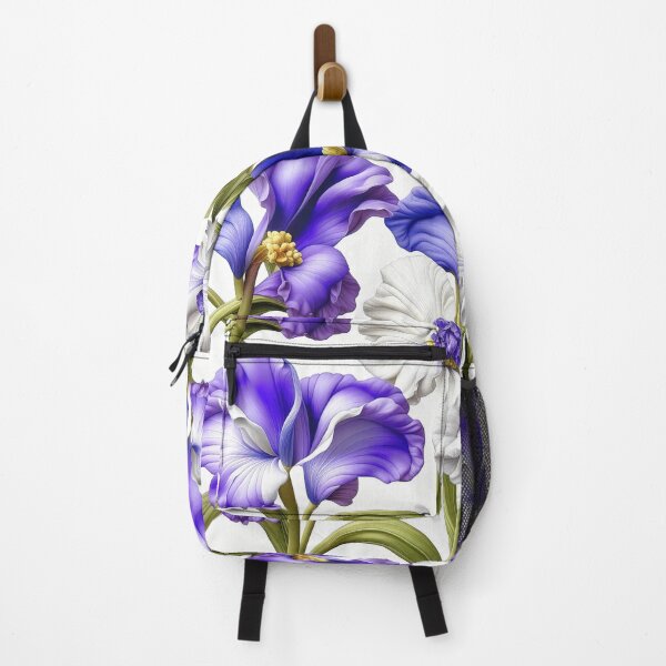 Item preview, Patrón abstracto de flores de iris tropical designed and sold by LanaGustavsson.