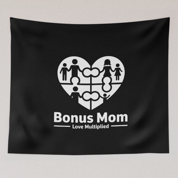 Item preview, Bonus Mom Heart Design - Step Family Love Tee designed and sold by Reichcorp.