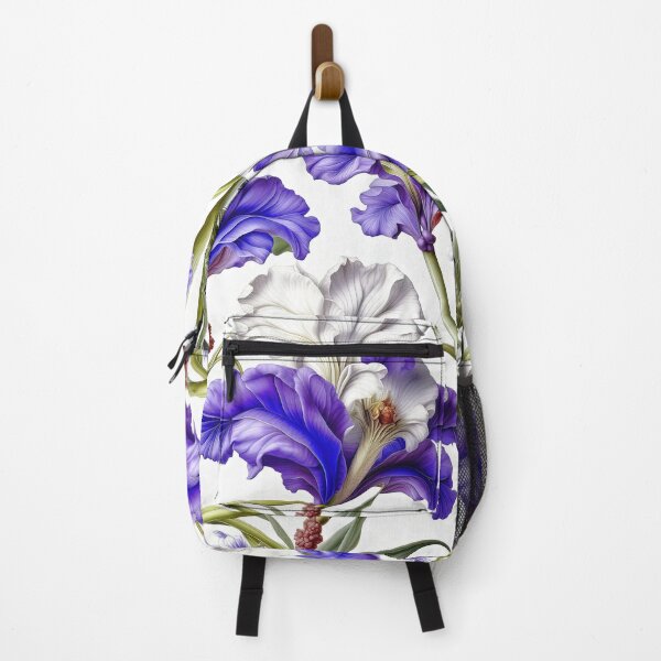 Item preview, Abstract Tropical Iris Flowers Pattern designed and sold by LanaGustavsson.