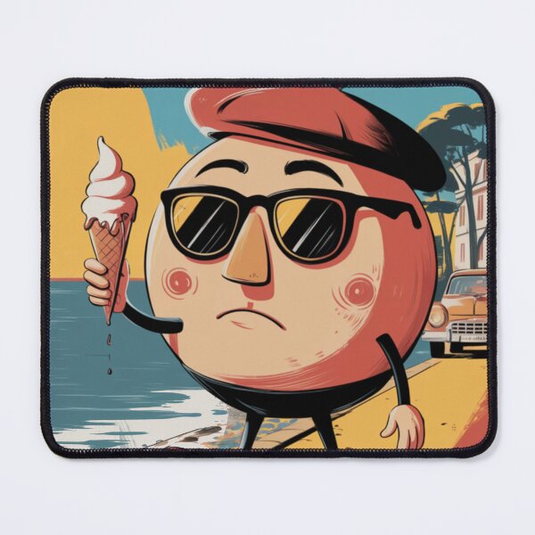 Item preview, Nice, France Travel Poster | French Cartoon designed and sold by LeQuirks.