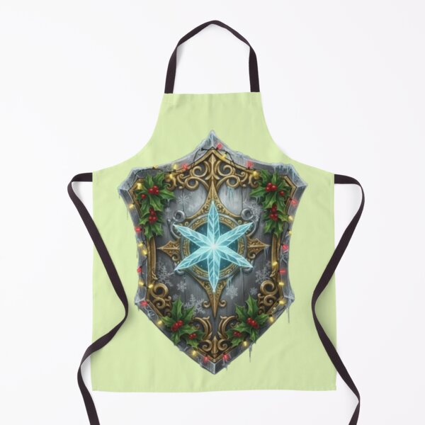 Item preview, Hero's Winter Shield – Original Fantasy Emblem designed and sold by FutureService.