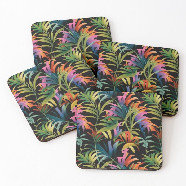 Item preview, Tropical jungle full of vivid leaves,living tropical forest green leaves logo image designed and sold by gulka8.