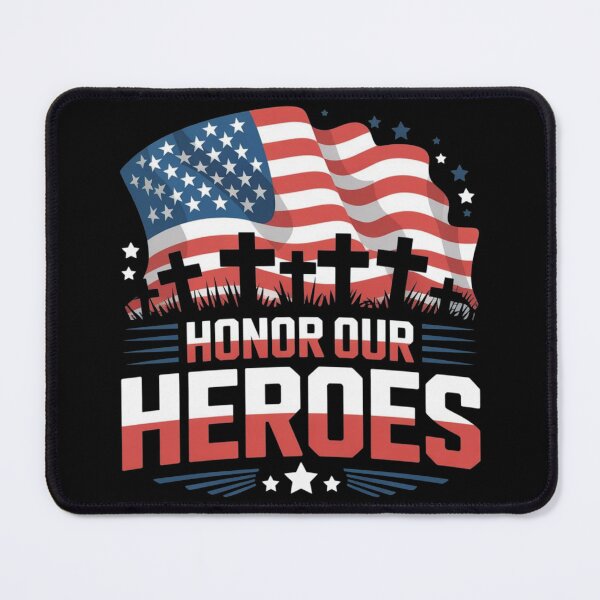 Item preview, Honor our heroes shirt memorial day designed and sold by DreamOnShirts.