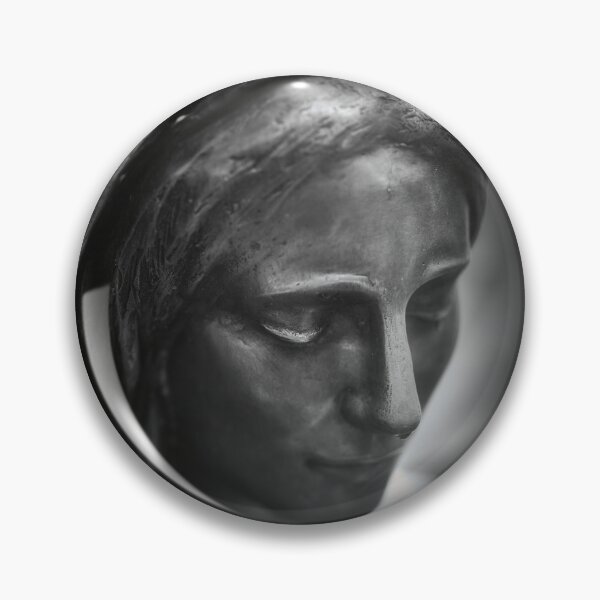 Item preview, Peaceful bronze portrait of a woman – Cemetery Goat Gate, Bratislava designed and sold by RastislavS.