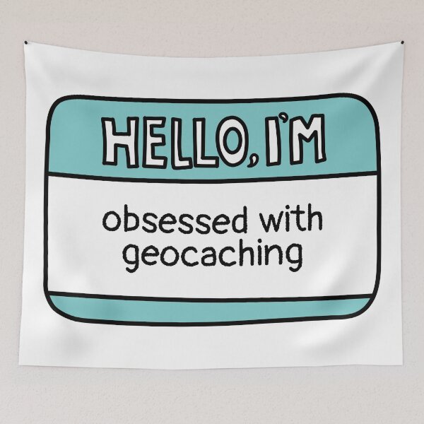 Item preview, I'm Obsessed with Geocaching designed and sold by MaryAller.