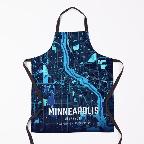 Item preview, Minneapolis Midnight City Map designed and sold by HomeLivingCo.