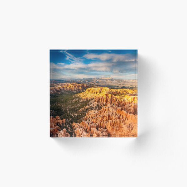 Bryce Canyon Valley Acrylic Block