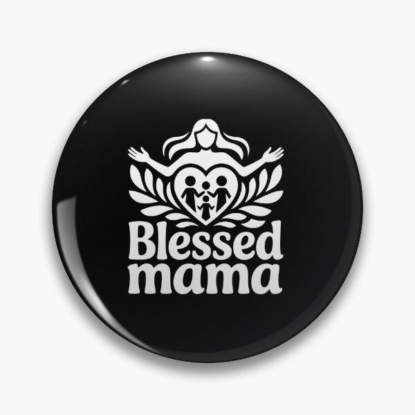 Item preview, Blessed Mama Heart Design - Spiritual Family Gratitude Tee designed and sold by Reichcorp.