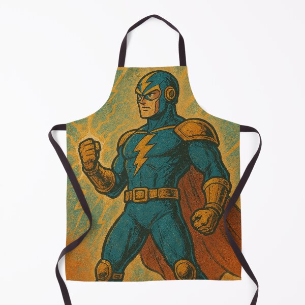 Item preview, Blue Lightning: Classic Bronze Age Comic Book Hero designed and sold by JonelleTshirts.