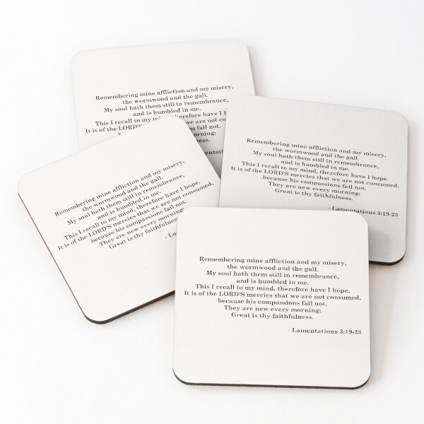 Item preview, Lamentations 3:19-23 designed and sold by gotucoveredart.