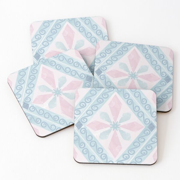 Item preview, diamond shaped pastel colored pattern designed and sold by Dinasworld.