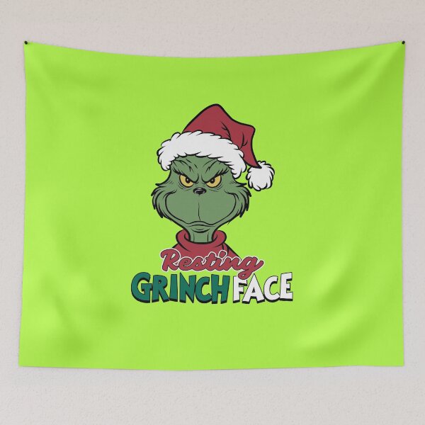 Item preview, Resting Grinch Face designed and sold by BaffledSnout.