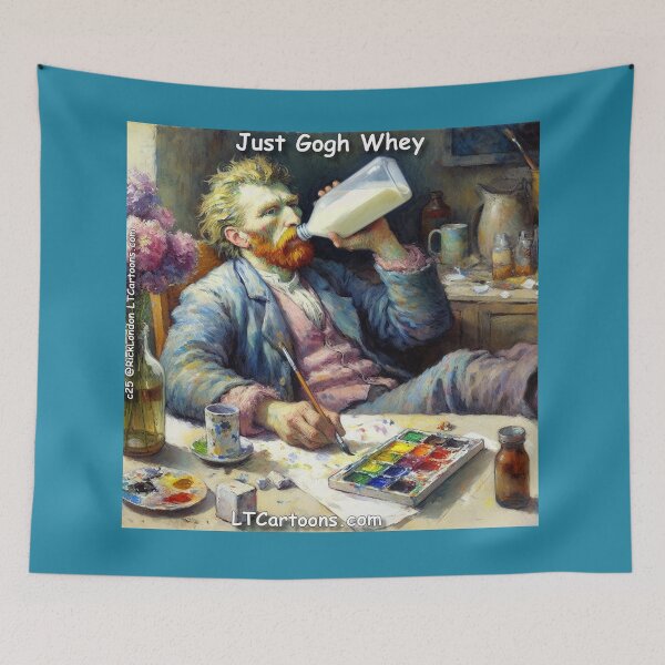 Item preview, Just Gogh Whey: Van Gains Edition designed and sold by Rick London Gifts.