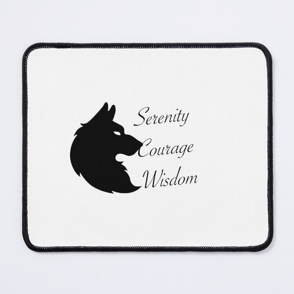 Item preview, Wolf Serenity Prayer designed and sold by Salte.