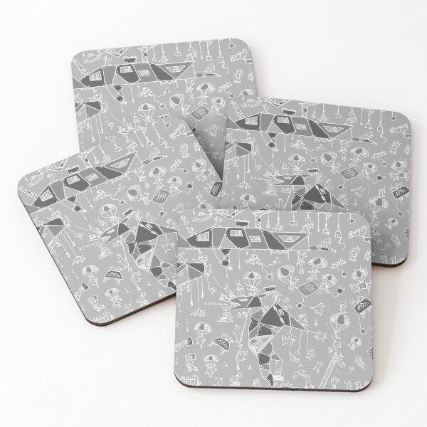 Item preview, Dino Factory - limited reversed B/W edition designed and sold by Ellie's Style.