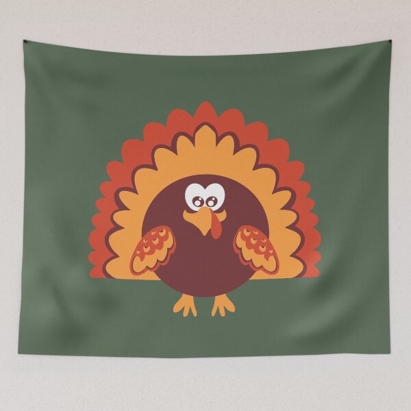 Artikelvorschau, Fröhlichen Thanksgiving-Tag mit grünem Hintergrund entworfen und verkauft von missmann.