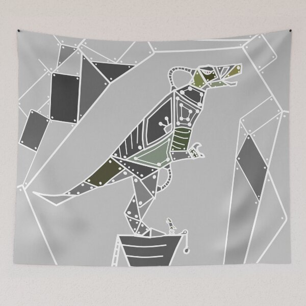 Item preview, Dino Factory - white T-rex limited edition designed and sold by Ellie's Style.