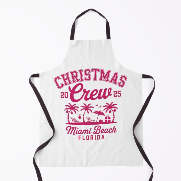 Item preview, Miami Beach Christmas Vacation Crew Tropical Holiday Silhouette designed and sold by chattsuede.