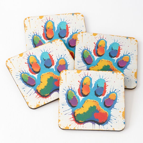 Item preview, Paw Power Pop Art – Vibrant Dog Print for Pet Lovers designed and sold by PawPrintedArt.