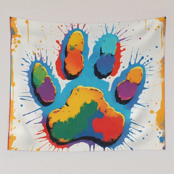 Item preview, Paw Power Pop Art – Vibrant Dog Print for Pet Lovers designed and sold by PawPrintedArt.