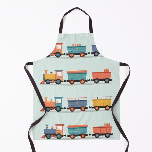Item preview, Colorful Retro Train | Scandinavian Kids Wall Art Illustration designed and sold by AM-little-shop.