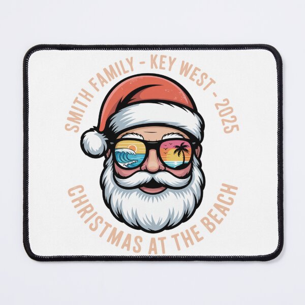 Item preview, Personalized Family Beach Christmas Vacation Santa Sunglasses designed and sold by chattsuede.