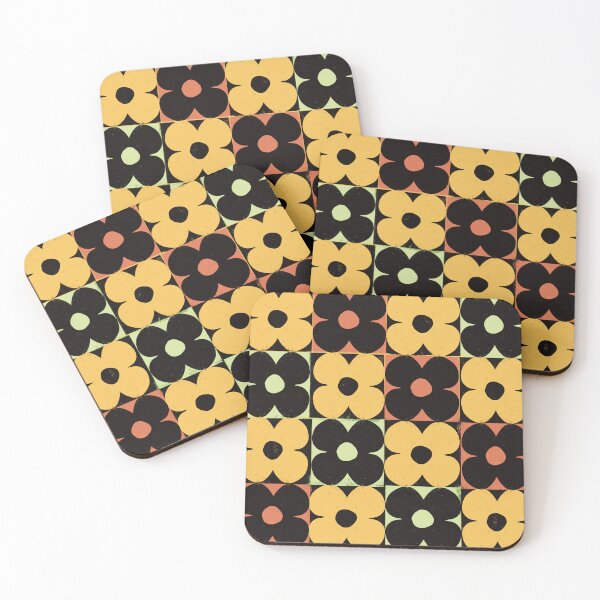 Item preview, Retro Checkered Flowers designed and sold by hollystutz.