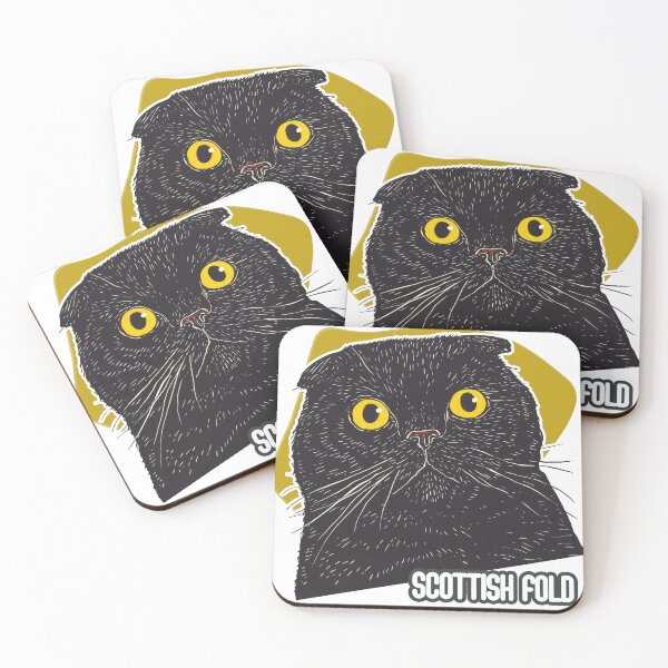 Item preview, Scottish Fold Charm: The Iconic Watercolor Look designed and sold by ForeverPrintsOK.