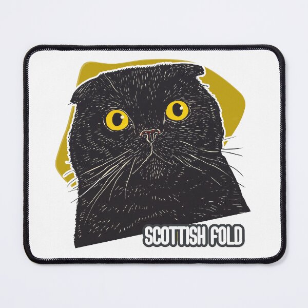 Item preview, Scottish Fold Charm: The Iconic Watercolor Look designed and sold by ForeverPrintsOK.