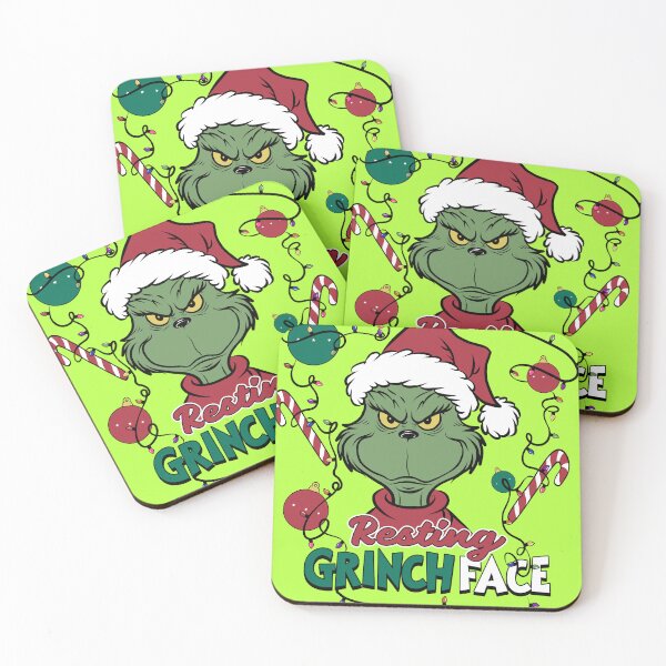 Item preview, Resting Grinch Face designed and sold by BaffledSnout.
