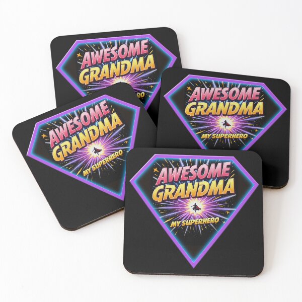 Item preview, Awesome Grandma My Superhero: Iconic Diamond Emblem designed and sold by Atouke.