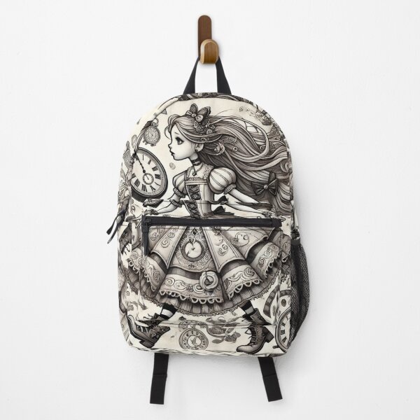 Item preview, Alice and the Rain of Clocks – Fantasy in Black and White designed and sold by FusiTink.